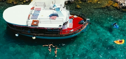 Kornati-Suha Punta-Telascica fahajóval 